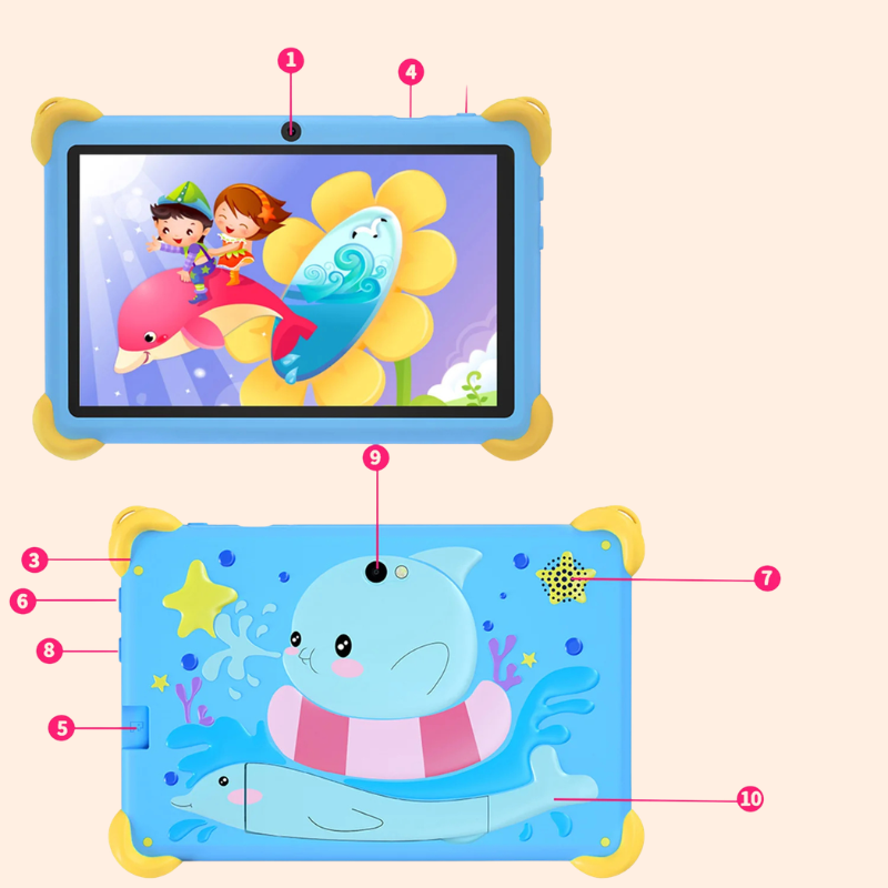 Tablette éducative antichoc