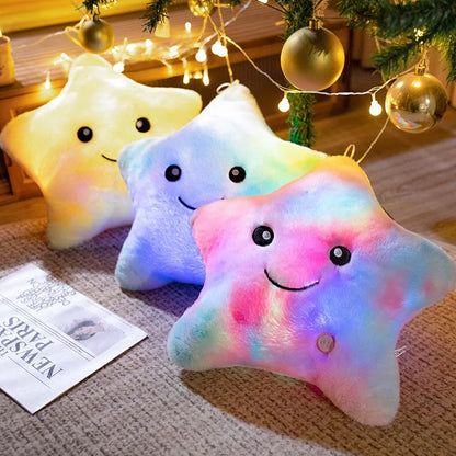 Peluche étoile LED lumineuse