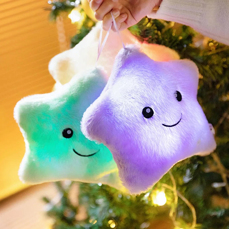 Peluche étoile LED lumineuse