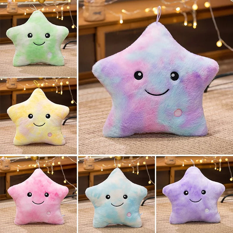 Peluche étoile LED lumineuse
