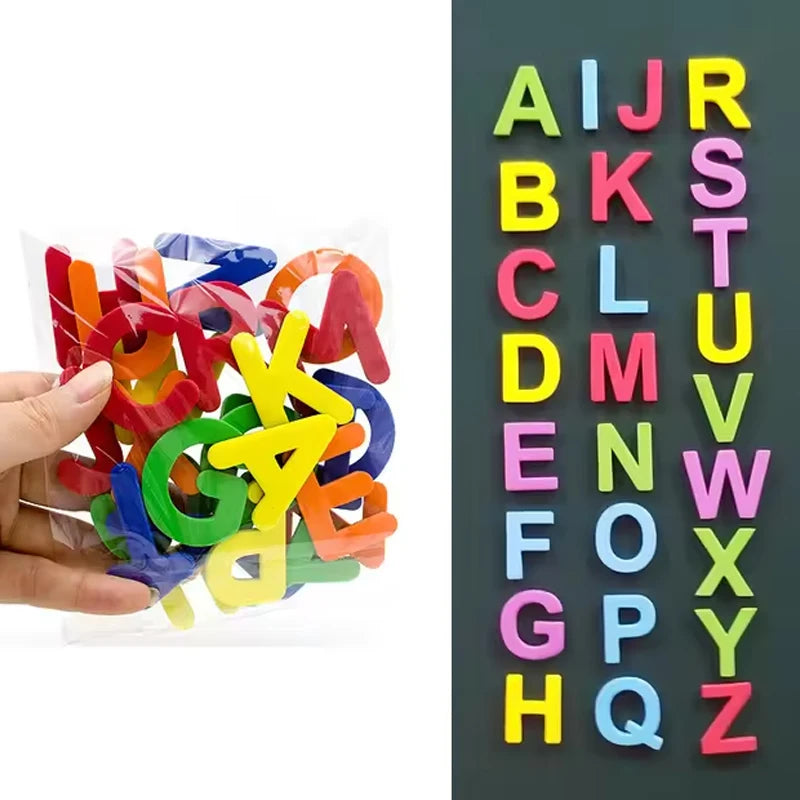 Lettres magnétiques ABC