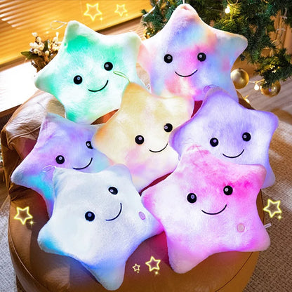 Peluche étoile LED lumineuse