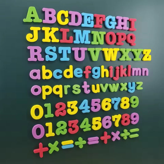 Lettres magnétiques ABC