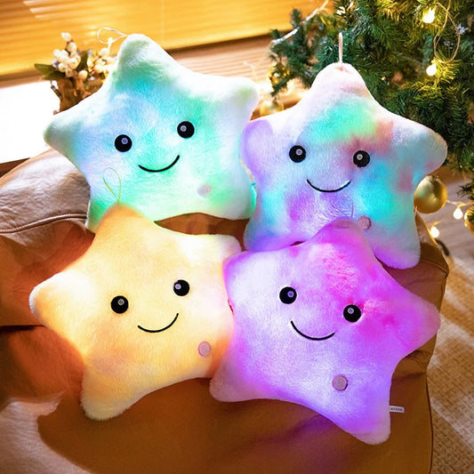 Peluche étoile LED lumineuse