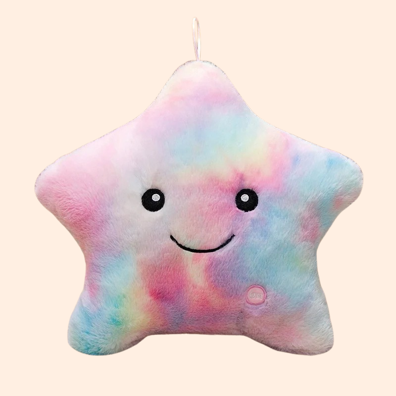 Peluche étoile LED lumineuse